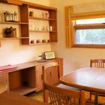 The dining room.